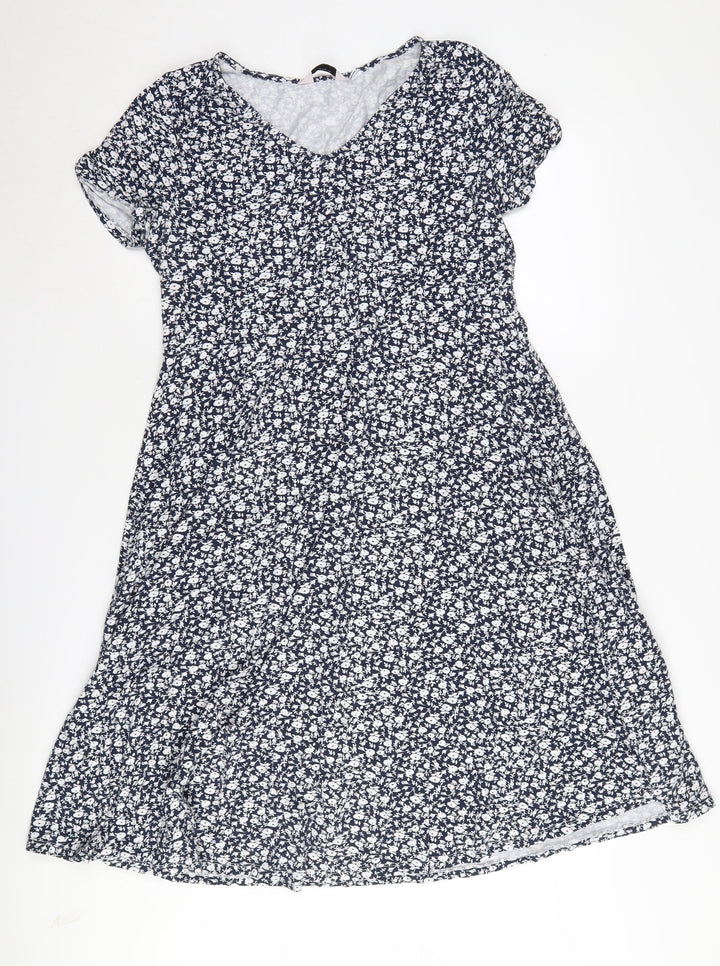 Dorothy Perkins Maternity Blue Floral Wrap Dress