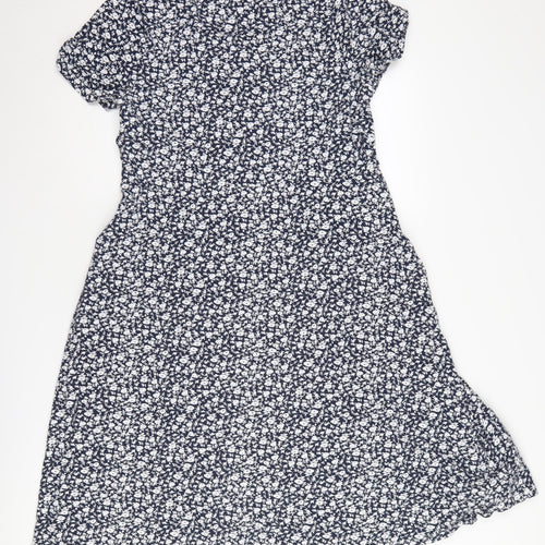 Dorothy Perkins Maternity Blue Floral Wrap Dress