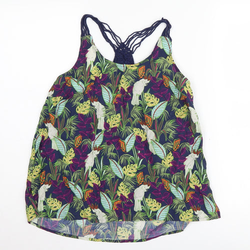 Next Women's Multicoloured Floral Camisole Tank Size 8