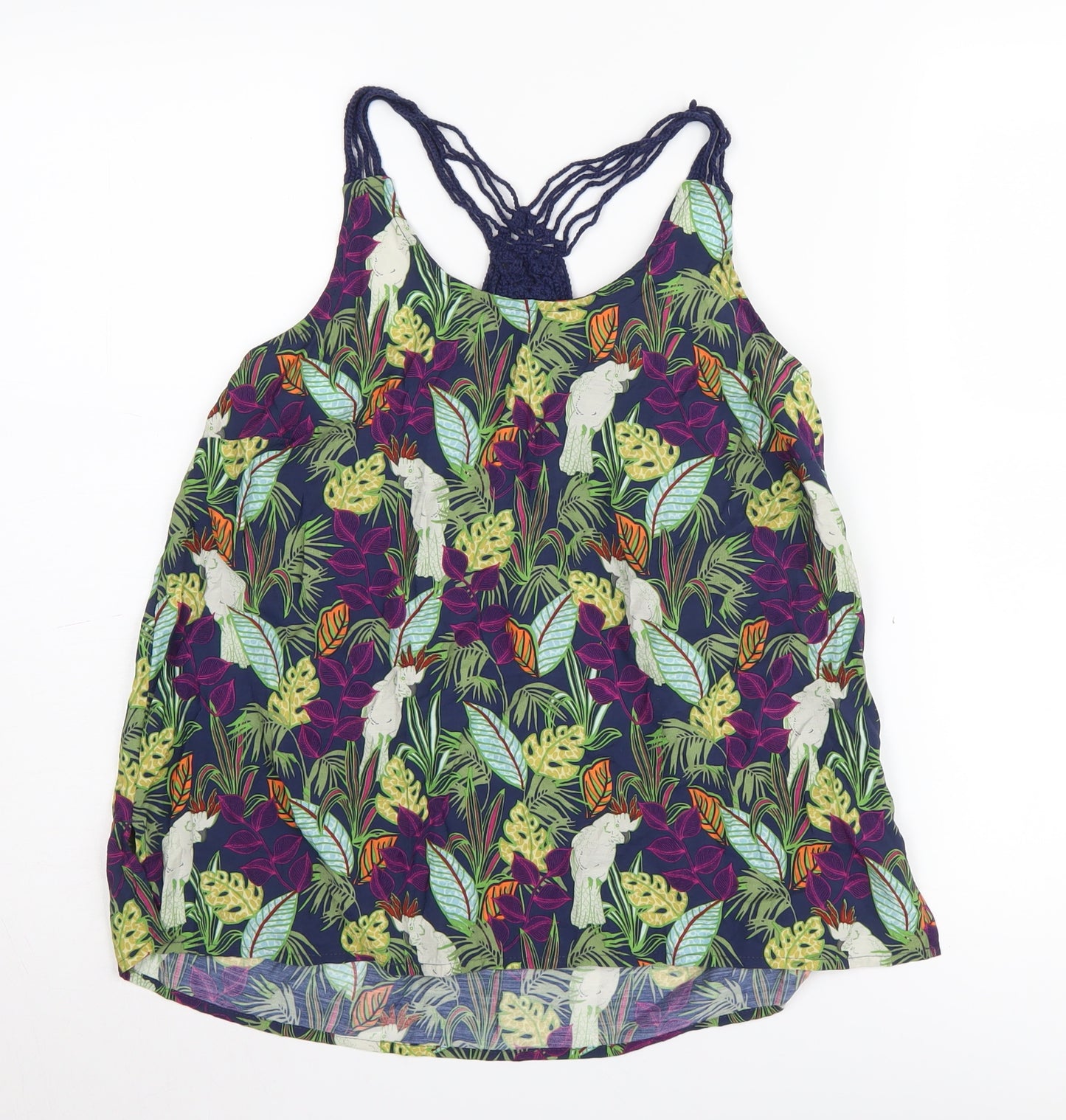 Next Women's Multicoloured Floral Camisole Tank Size 8