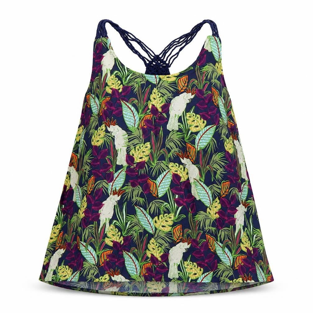 Front view of Next Women's Multicoloured Floral Camisole Tank, size 8