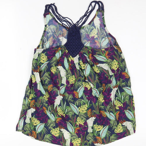Next Women's Multicoloured Floral Camisole Tank Size 8