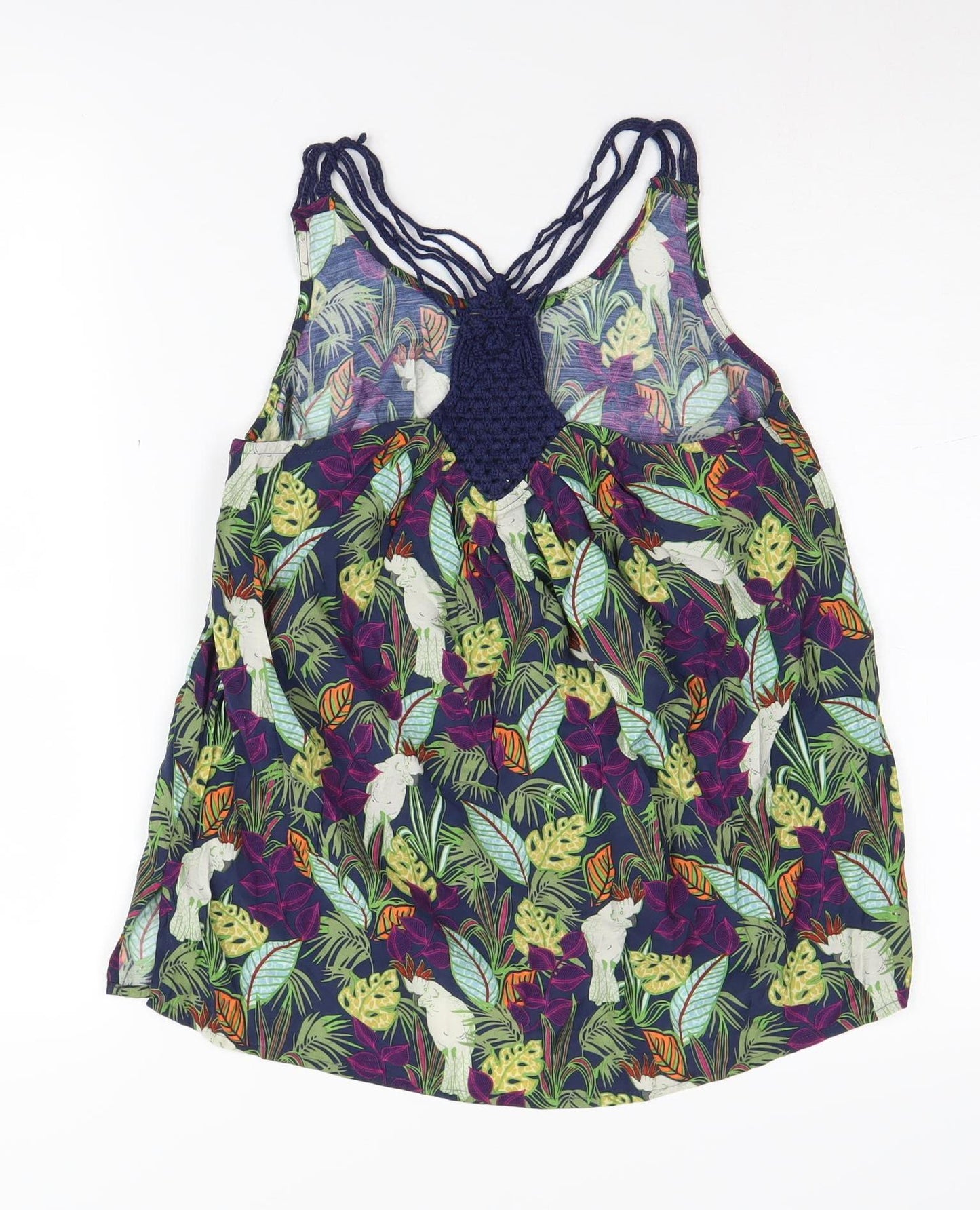 Next Women's Multicoloured Floral Camisole Tank Size 8