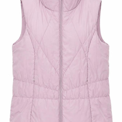 Bonmarché Women's Pink Sleeveless Puffer Waistcoat M