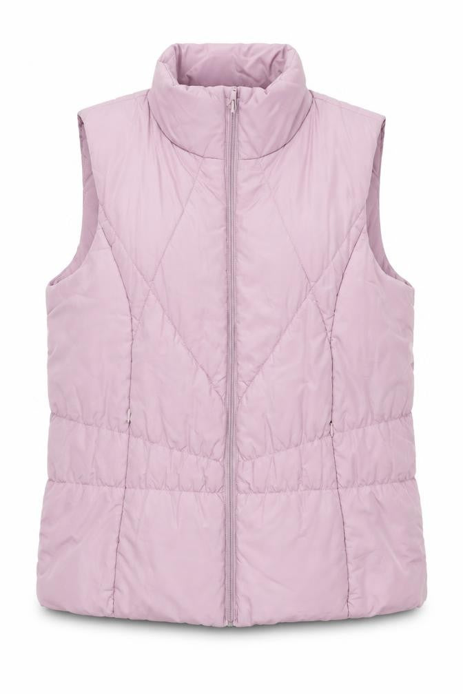 Bonmarché Women's Pink Sleeveless Puffer Waistcoat M