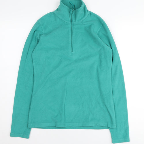 Mountain Warehouse Women's Green Fleece Pullover, S