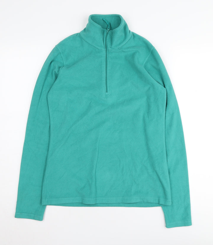 Mountain Warehouse Women's Green Fleece Pullover, S