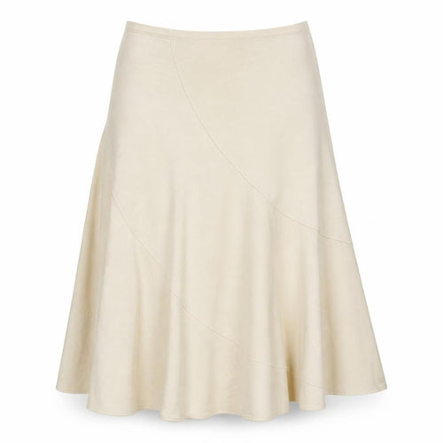 Viz-A-Viz Women's Beige A-Line Skirt Size 12