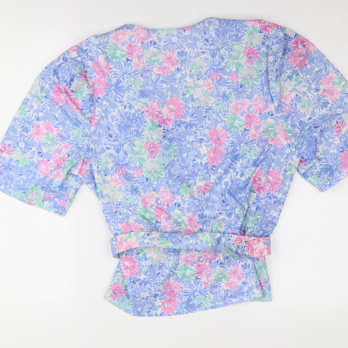 Debenhams Women's Floral Wrap Blouse Size 16
