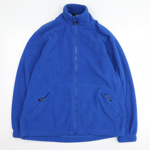 MIG Men's Blue Fleece Jacket M - Casual Outdoor Zip
