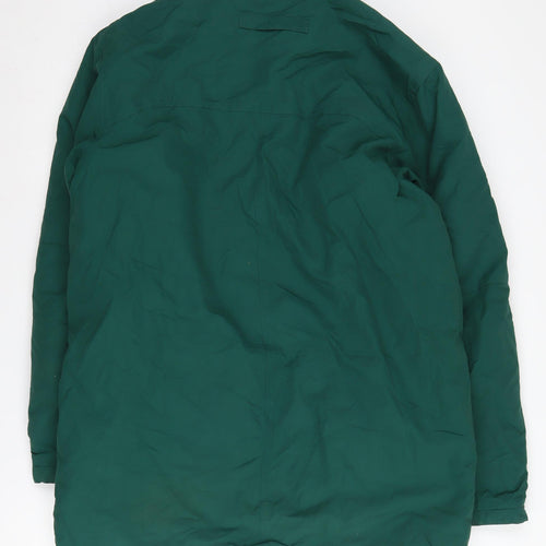 Lands' End Men's Green Hooded Parka M