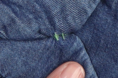 Marks and Spencer Women's Blue Cropped Denim Trousers, Size 8