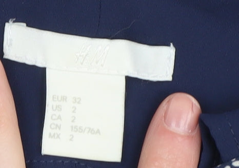 H&M Women's Geometric Camisole Tank, Size 4