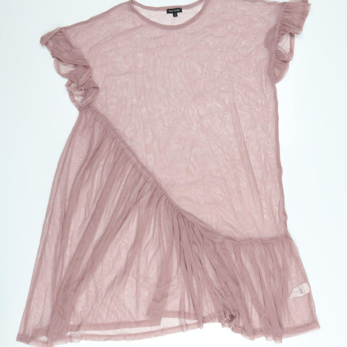River Island Women's Purple Tunic Blouse, Size S