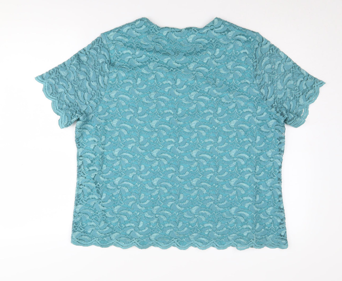 Eastex Women's Blue Lace Blouse Size 20