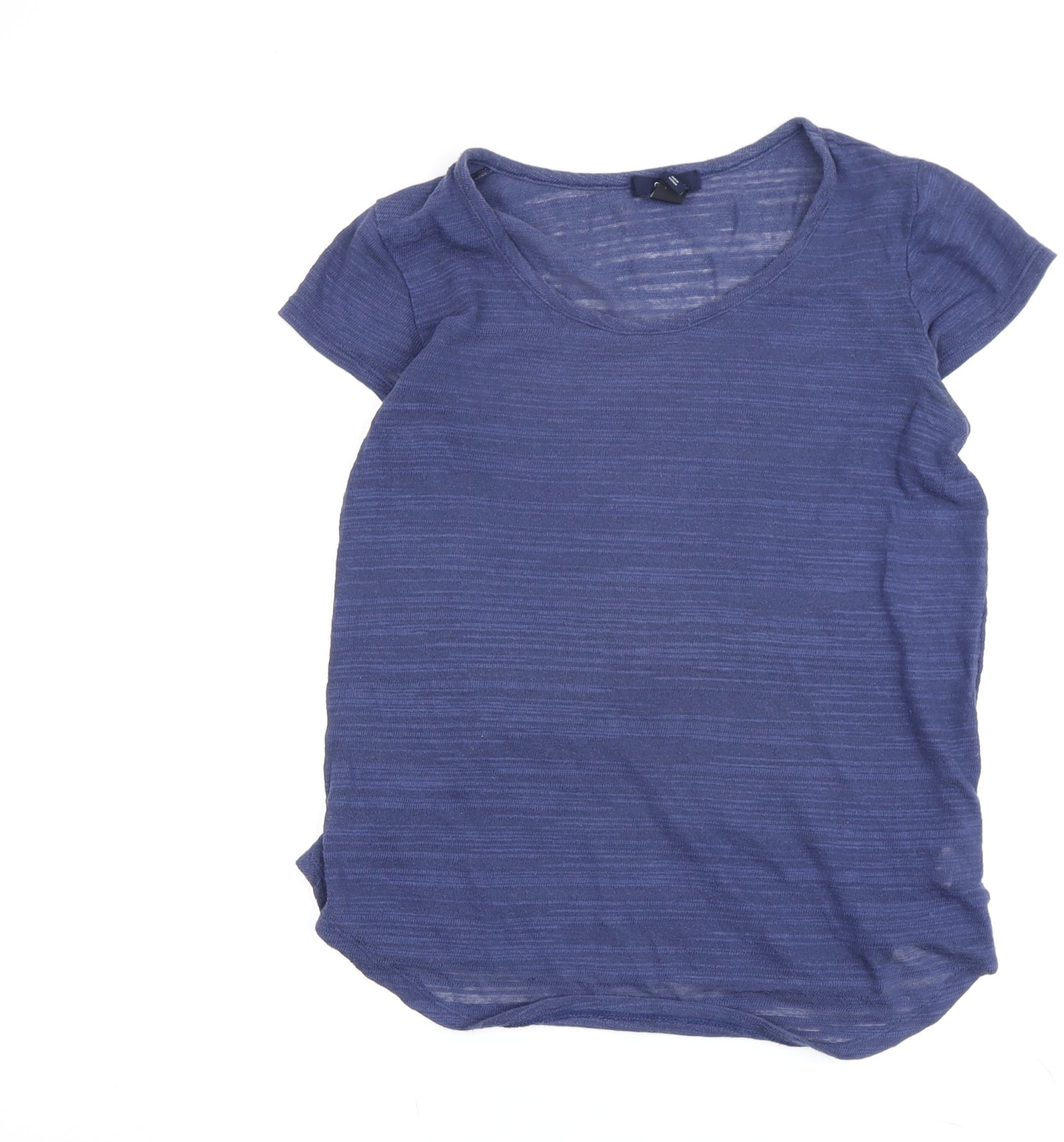 Gap Women's Blue XS Basic Scoop Neck T-Shirt