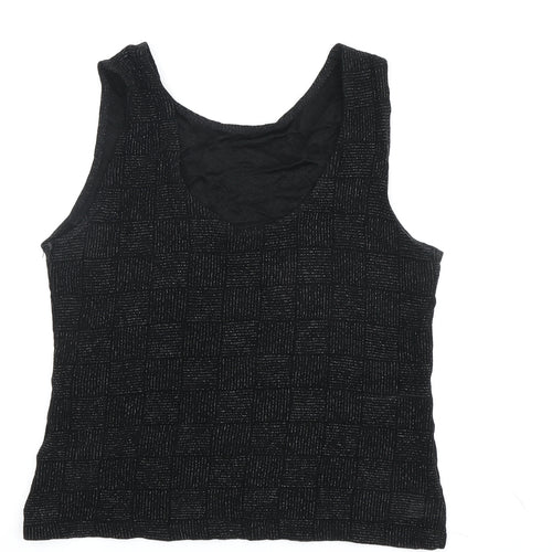 Apostrophe Women's Black Petite Tank Top