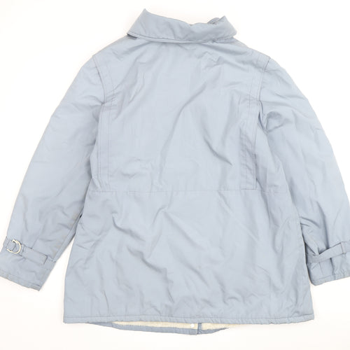 Vintage Women's Blue Mid-Length Insulated Coat Size 16