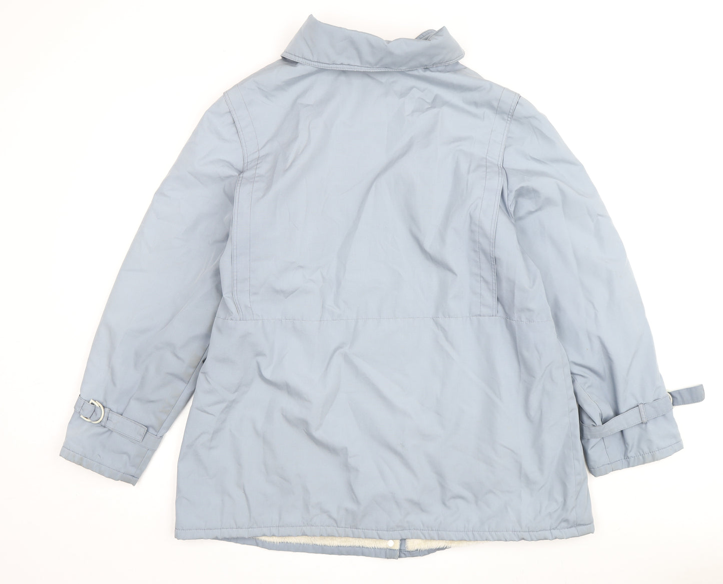 Vintage Women's Blue Mid-Length Insulated Coat Size 16