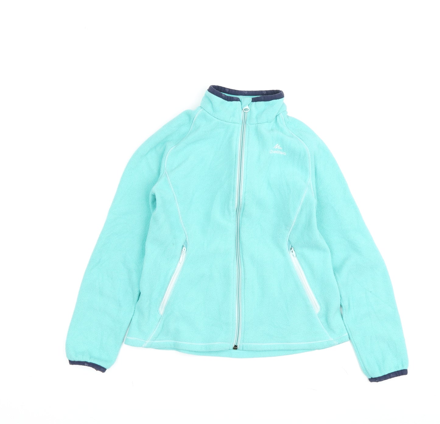 Decathlon Girls Blue Fleece Jacket 10-11 Years