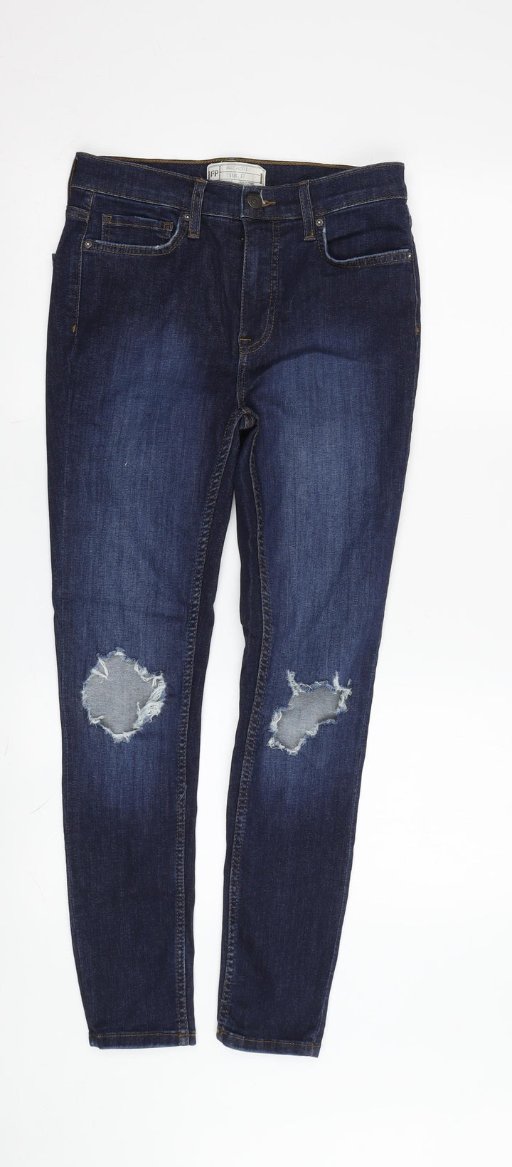 Free People Women's Blue Skinny Jeans Size 9 Slim
