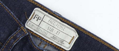 Free People Women's Blue Skinny Jeans Size 9 Slim