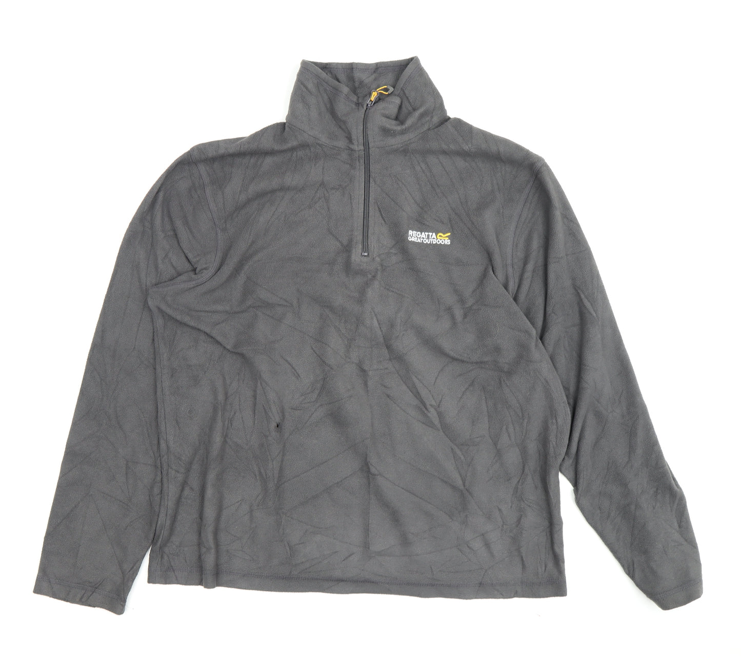 Regatta Men's Grey 1/4 Zip Fleece Sweatshirt, Size L