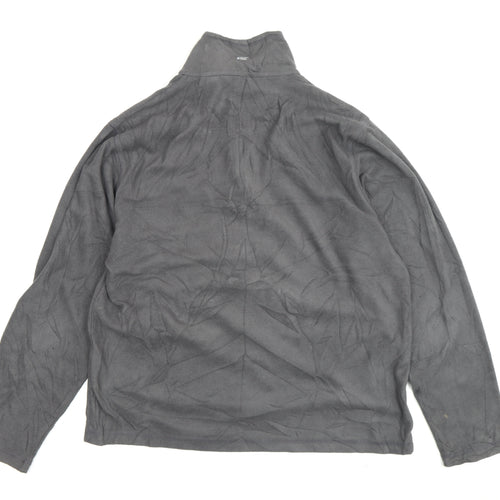Regatta Men's Grey 1/4 Zip Fleece Sweatshirt, Size L