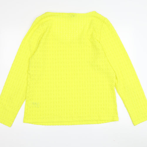 Marks and Spencer Women Yellow Long Sleeve Top, Size 18