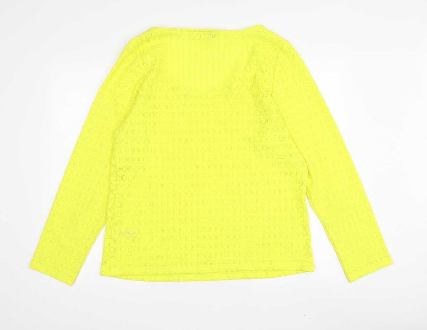 Marks and Spencer Women Yellow Long Sleeve Top, Size 18
