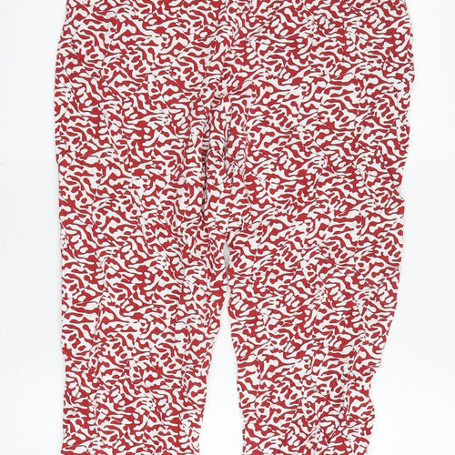 Marks and Spencer Women's Red Cropped Trousers