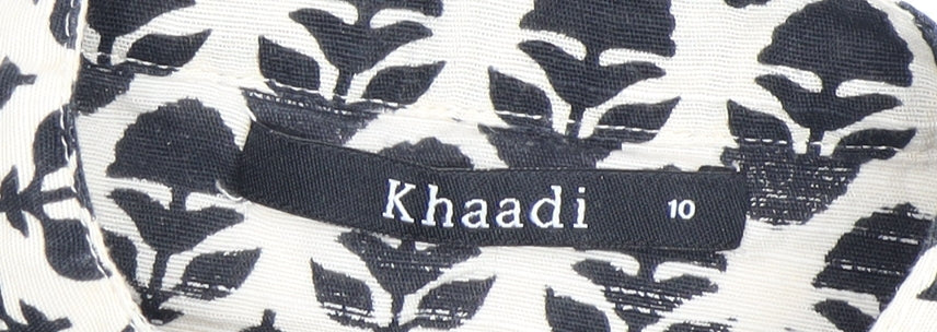 Khaadi Women's Multicolour Geometric Shift Dress Size 10