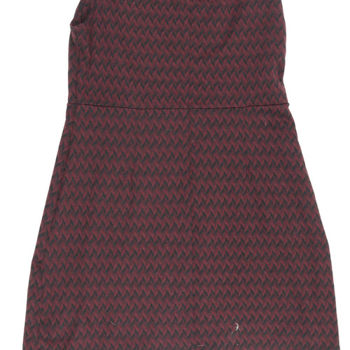 Apricot Women's Chevron Short Shift Dress 14