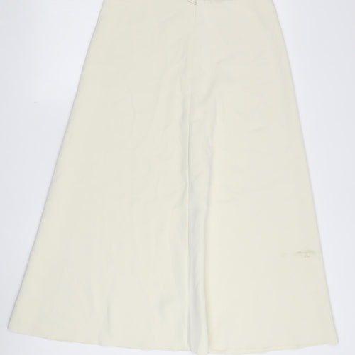 Marks and Spencer Ivory A-Line Women's Petite Skirt 10