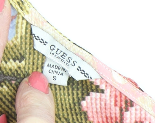 Guess Women's Multicoloured Floral Tunic Blouse Size S