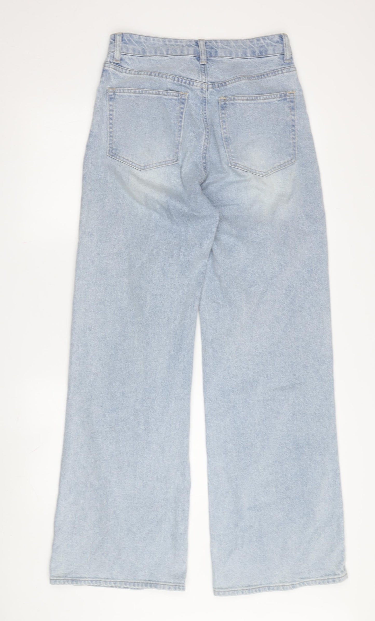 H&M Blue Wide-Leg Women's Jeans Size 8