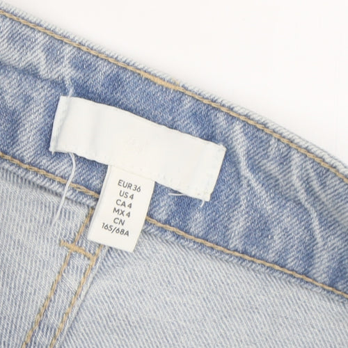 H&M Blue Wide-Leg Women's Jeans Size 8