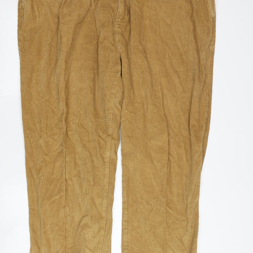 Cotton Traders Men's Beige Corduroy Trousers