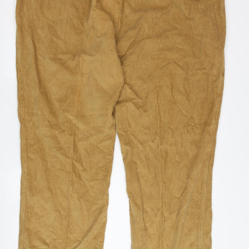 Cotton Traders Men's Beige Corduroy Trousers
