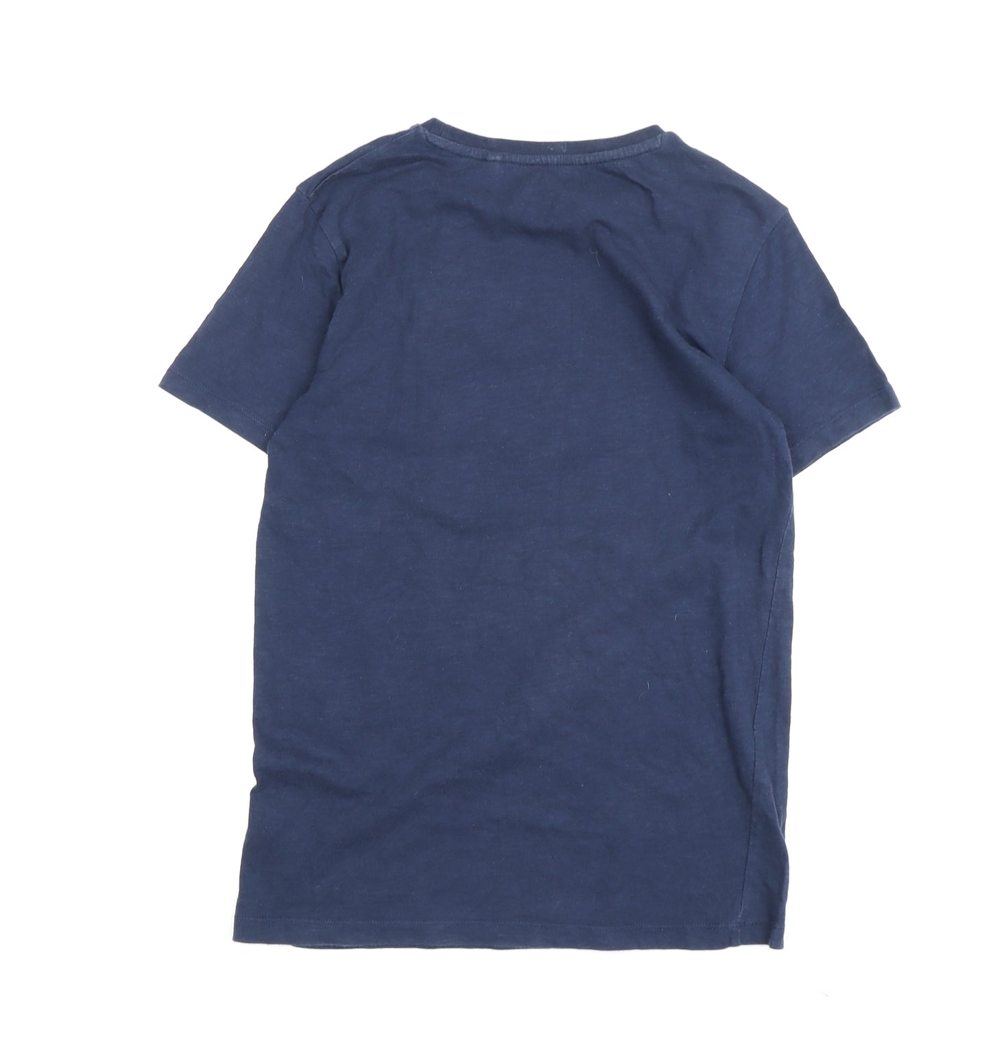 Mojang Boys Blue Minecraft Graphic T-Shirt Size 12 Years