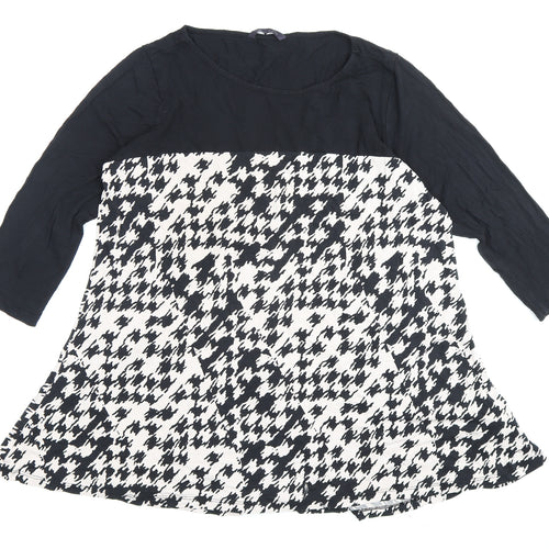 Marks and Spencer Women’s Black Tunic Blouse, Size 18