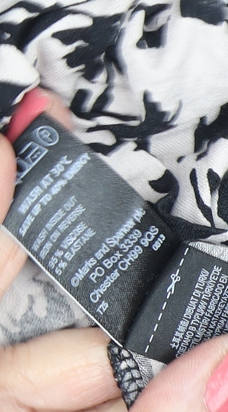 Marks and Spencer Women’s Black Tunic Blouse, Size 18