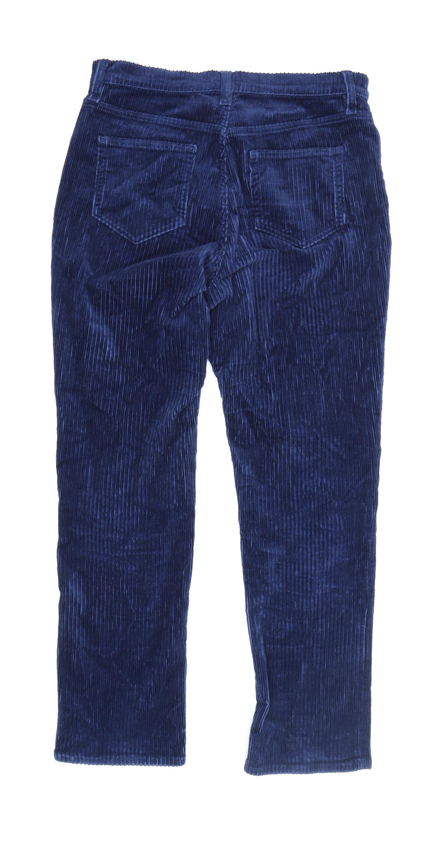Lands' End Women's Blue Corduroy Trousers, UK 14, Casual