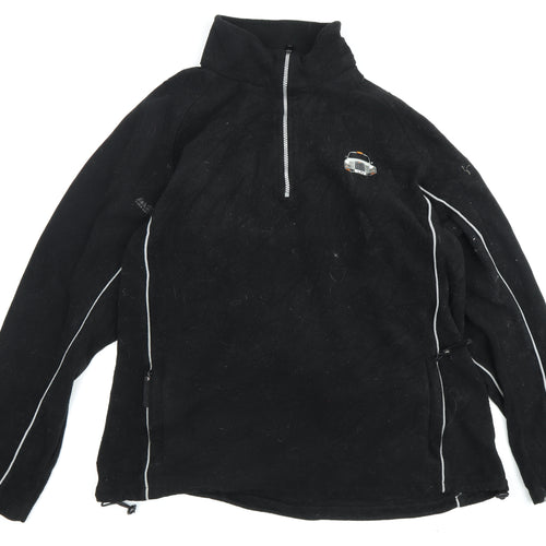LTI Men's Black 2XL Fleece Windbreaker Jacket