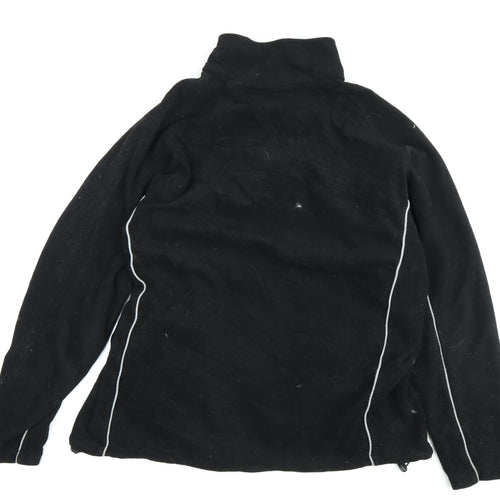 LTI Men's Black 2XL Fleece Windbreaker Jacket