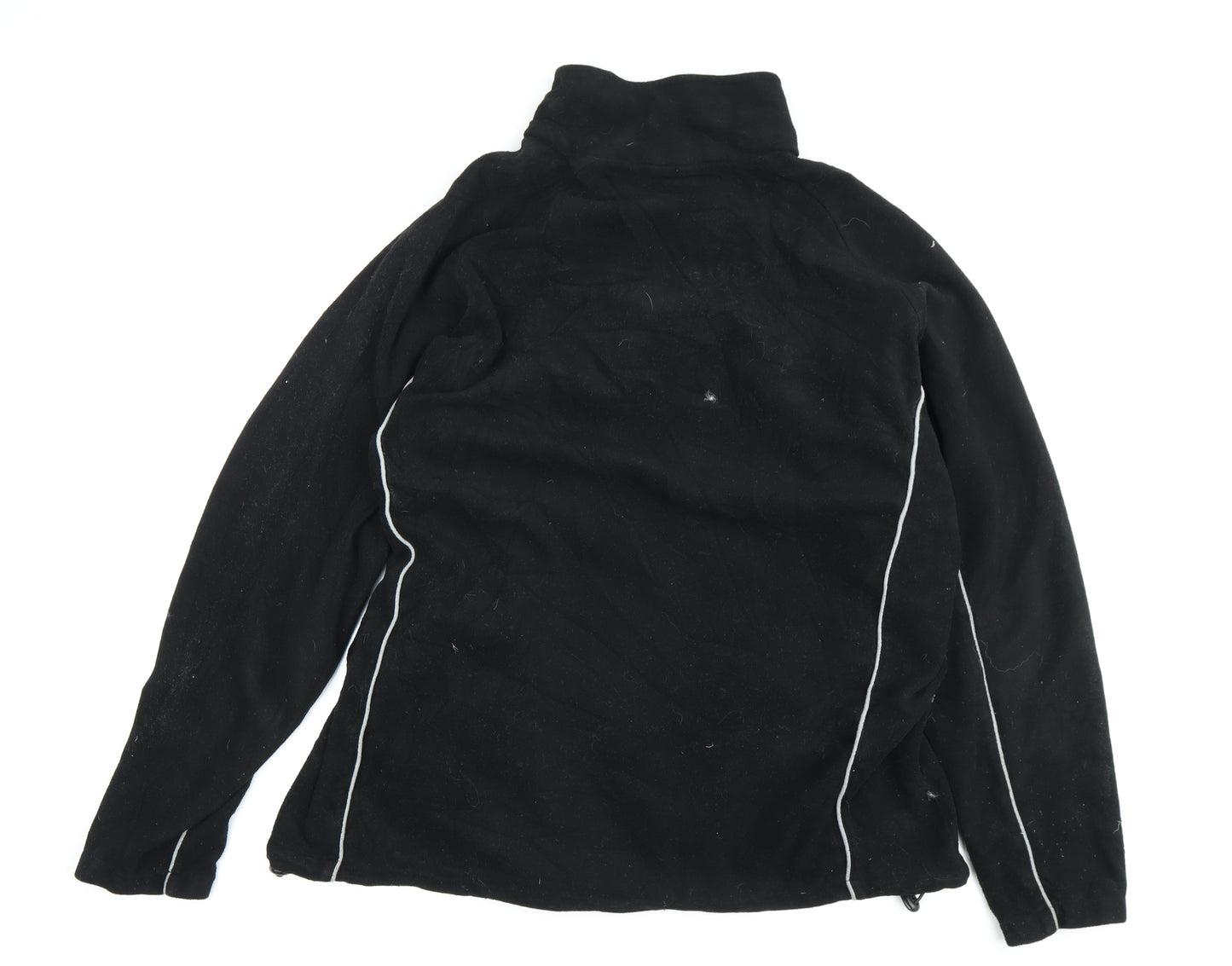 LTI Men's Black 2XL Fleece Windbreaker Jacket