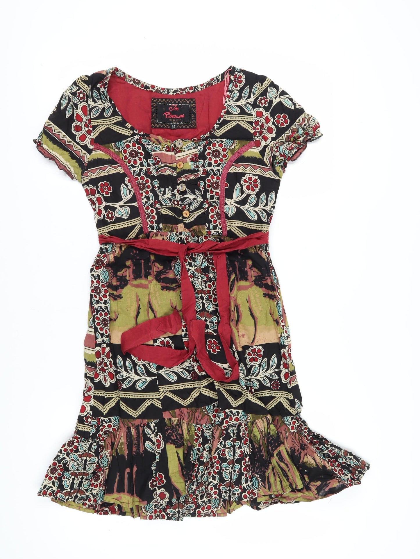 Joe Browns Women's Multicoloured Fit & Flare Dress 8