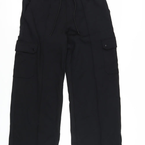 Marks and Spencer Women's Black Cargo Trousers Size 14