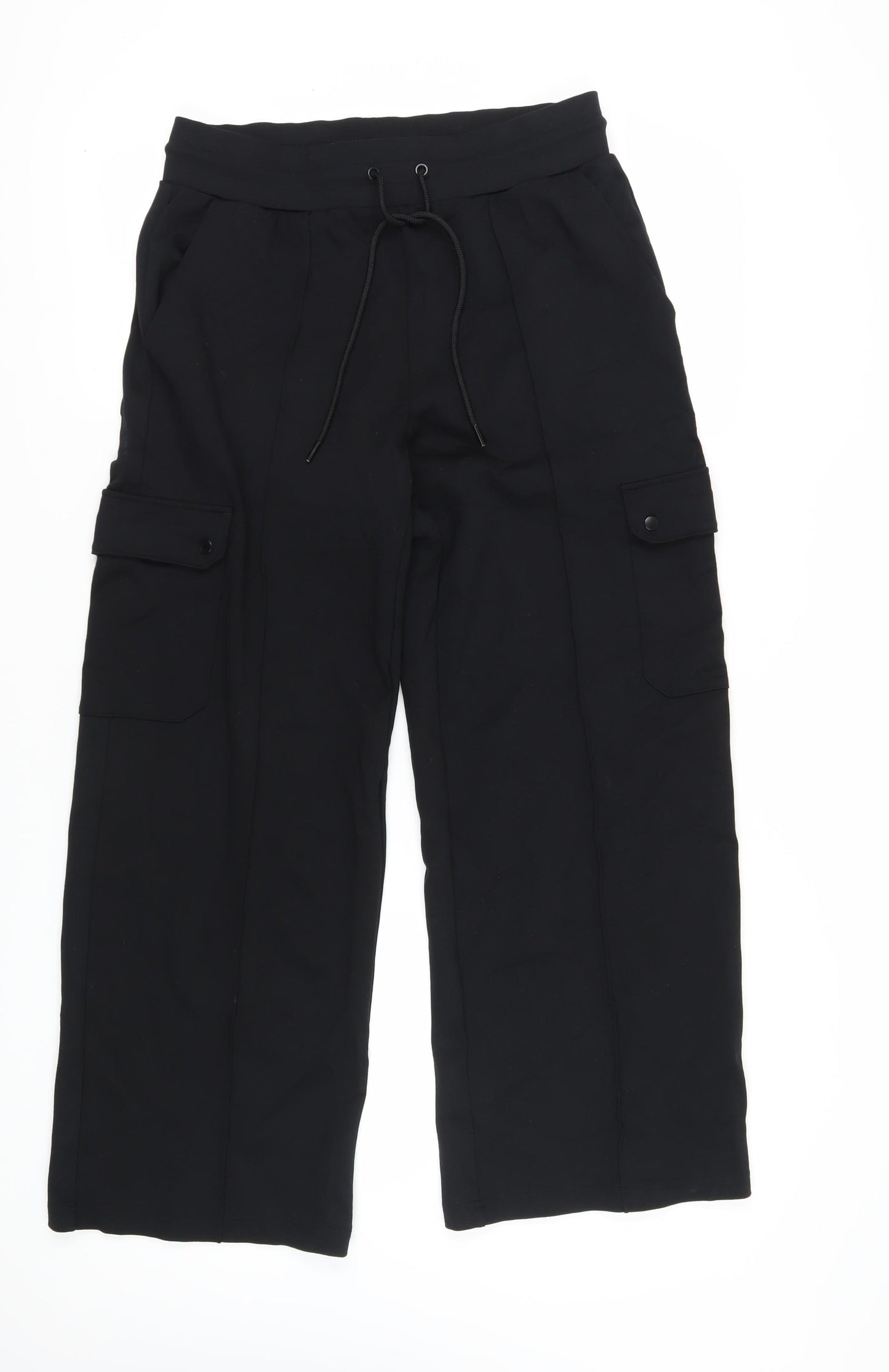 Marks and Spencer Women's Black Cargo Trousers Size 14