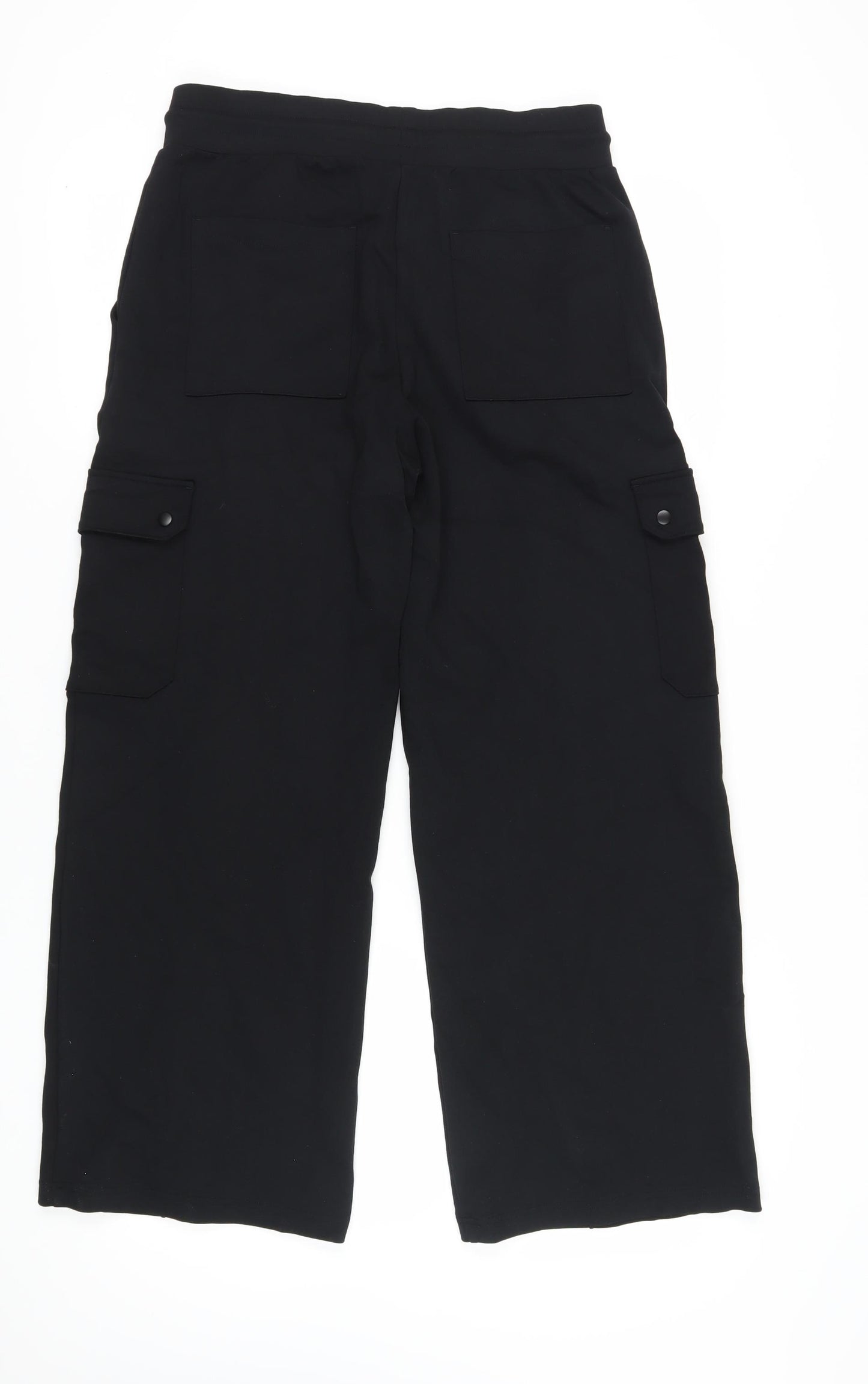 Marks and Spencer Women's Black Cargo Trousers Size 14